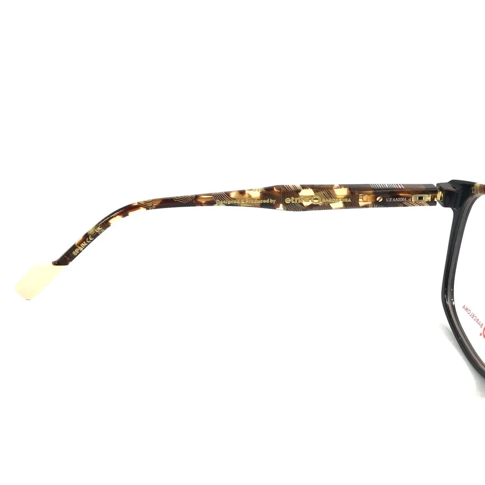 Etnia Barcelona Eyeglasses Frames VREELAND BKHV Black Havana Square 53-16-138